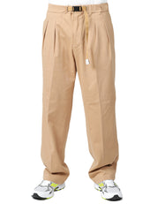 PANTALONE UOMO WHITESAND SABBIA A GAMBA DRITTA CON PINCES E VITA REGOLABILE
