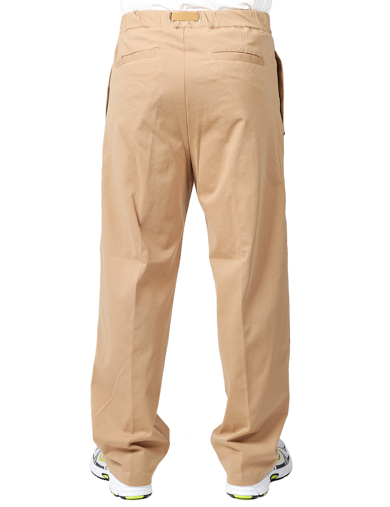 PANTALONE UOMO WHITESAND SABBIA A GAMBA DRITTA CON PINCES E VITA REGOLABILE