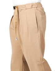 PANTALONE UOMO WHITESAND SABBIA A GAMBA DRITTA CON PINCES E VITA REGOLABILE
