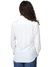 CAMICIA DONNA XACUS PINA BIANCA IN TESSUTO ACTIVE