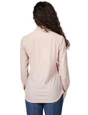 CAMICIA DONNA XACUS PINA ROSA IN TESSUTO ACTIVE