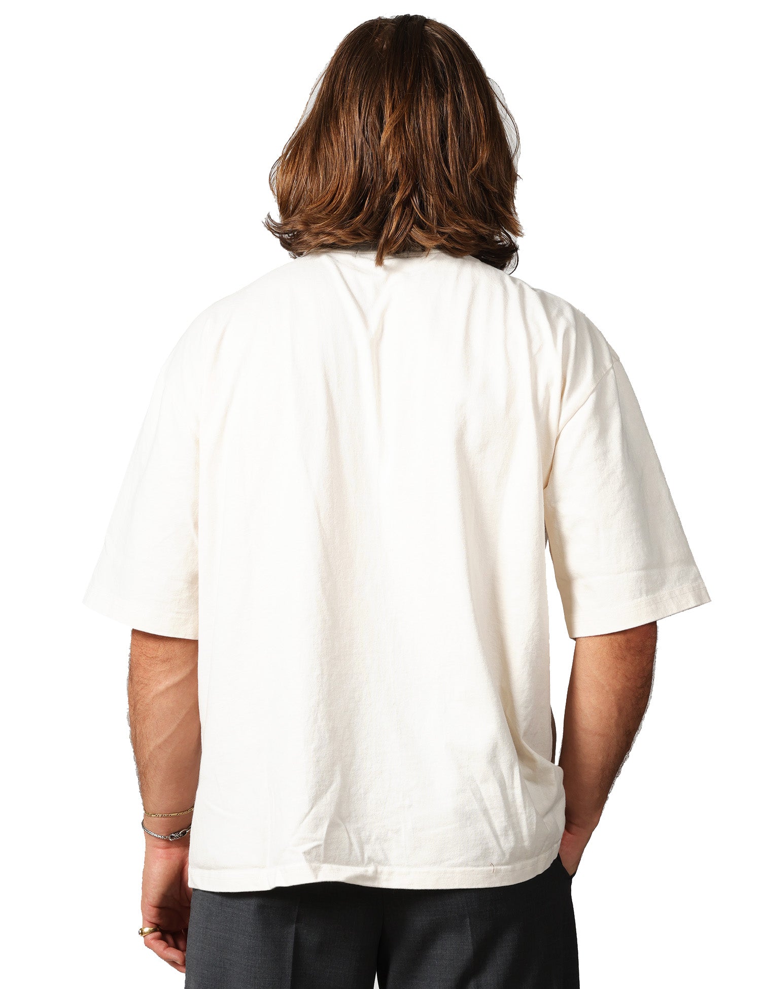 T-SHIRT UOMO CALIFORNIA POSH ANTIQUE TAGLIO BOXY IN COTONE