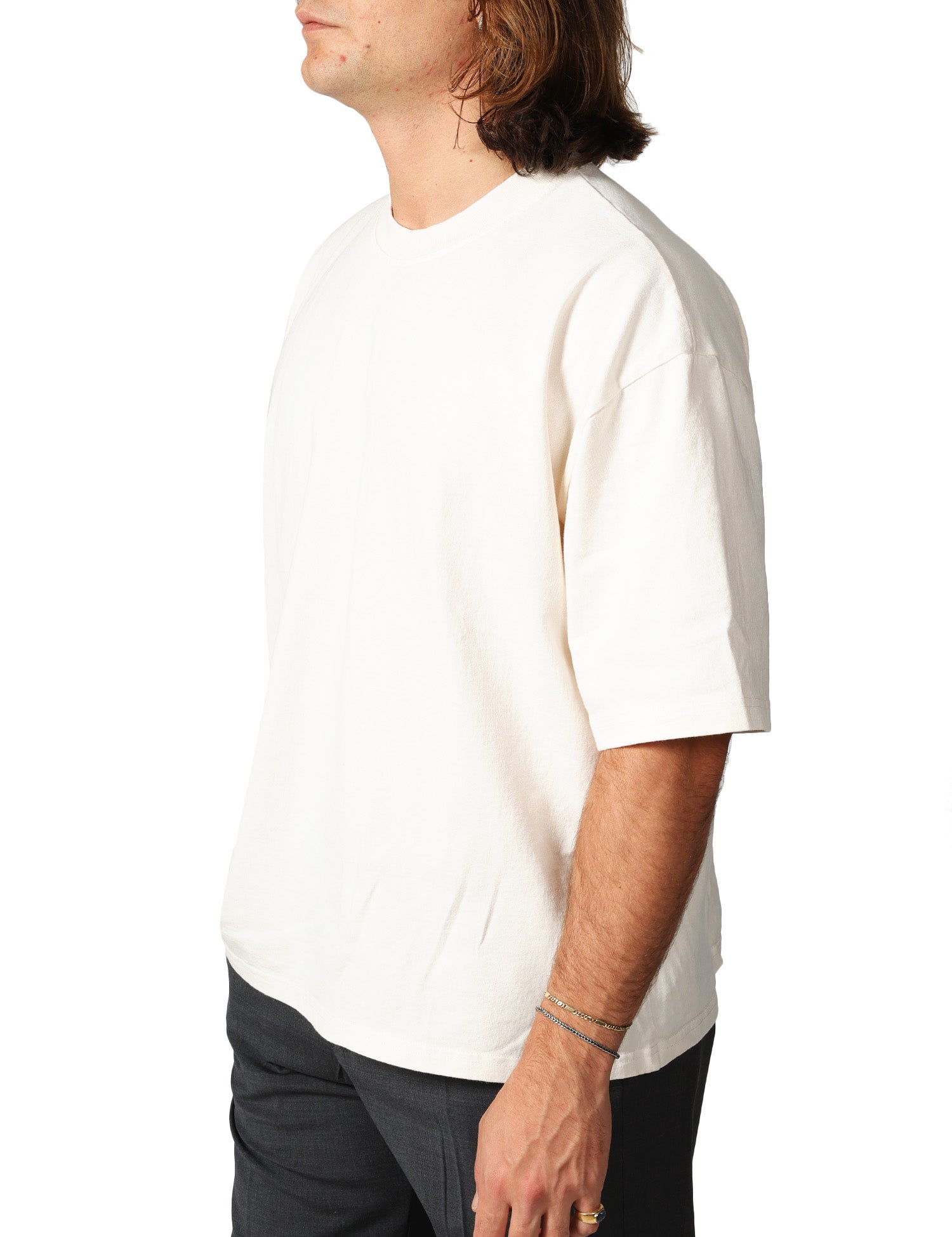 T-SHIRT UOMO CALIFORNIA POSH ANTIQUE TAGLIO BOXY IN COTONE
