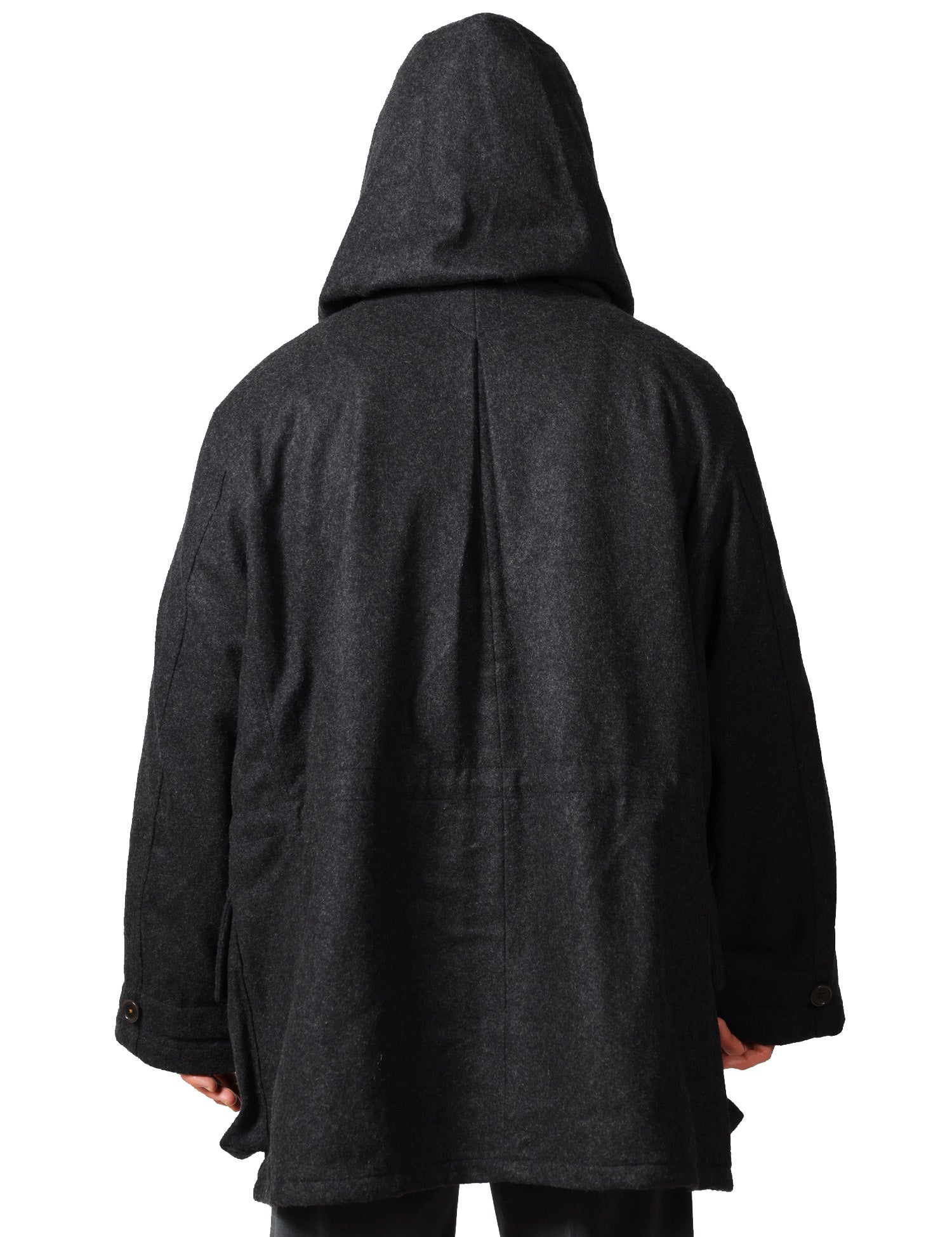 PARKA UOMO UNIVERSAK WORK BOSTON GRIGIO OVERSIZE CON CAPPUCCIO