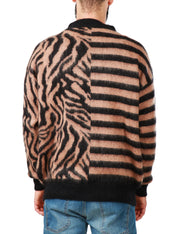 Cardigan animalier