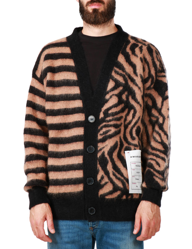 Cardigan animalier