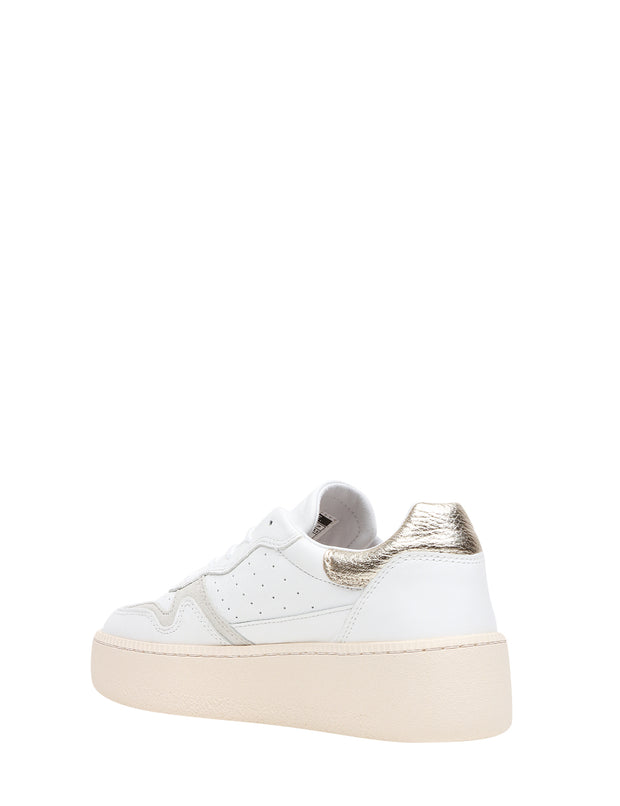 sneakers STEP CALF WHITE platinum
