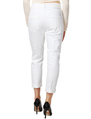 Jeans bianco koons gioiello
