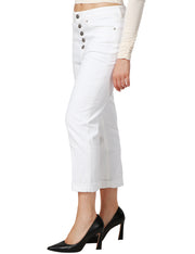 Jeans bianco koons gioiello