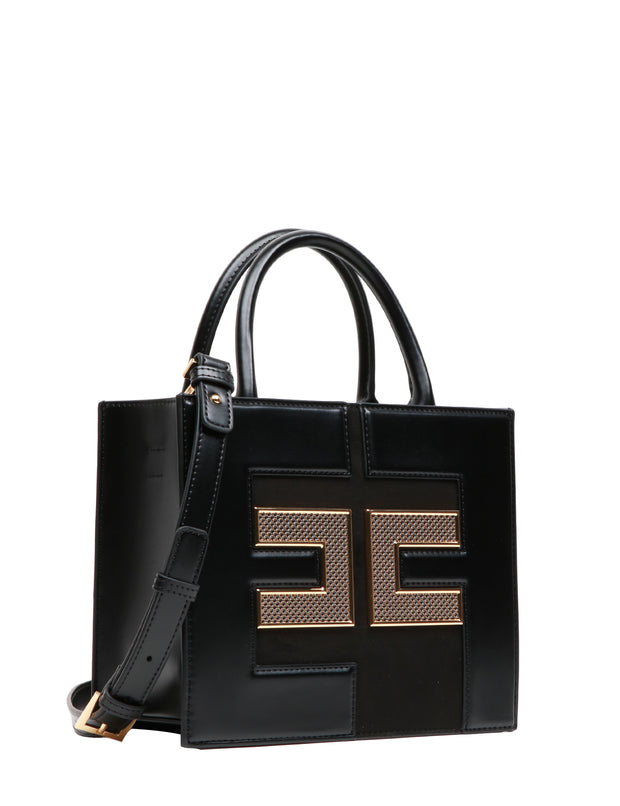 Borsa a mano piccola con logo rete