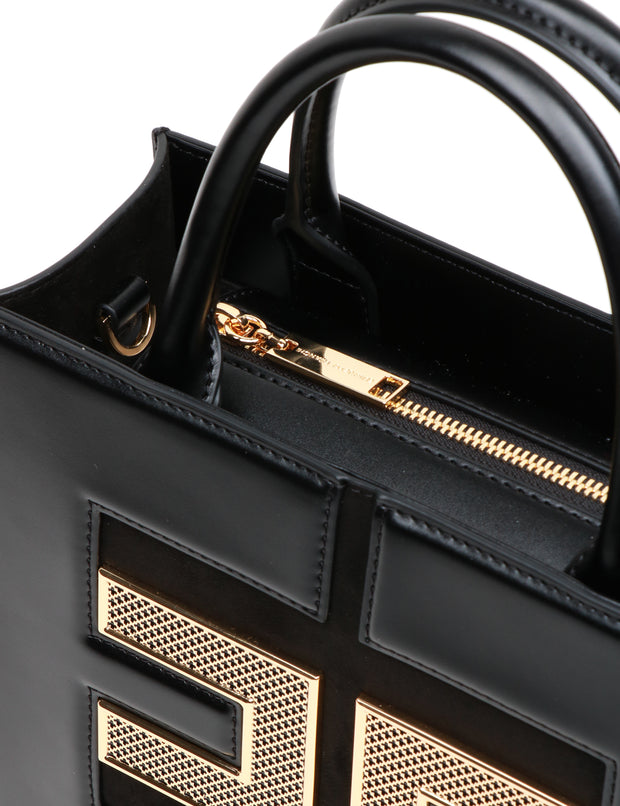 Borsa a mano piccola con logo rete