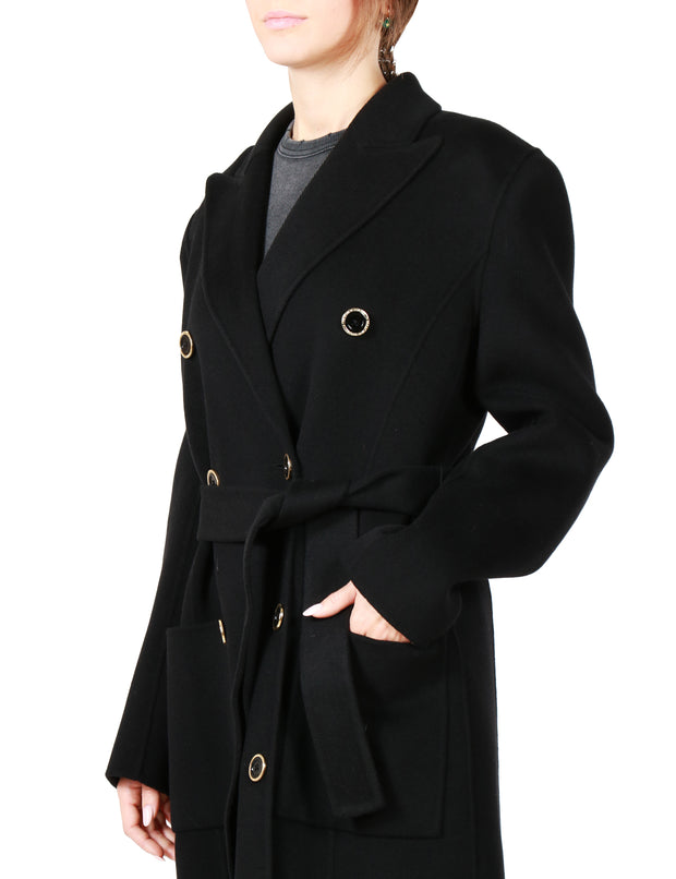 Cappotto con cintura