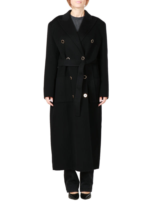 Cappotto con cintura