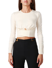Maglia in jersey con bustier
