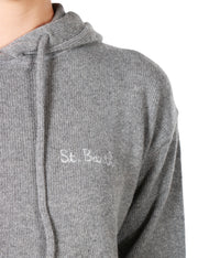 Felpa meg crop- 15m grey melange