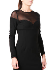 Abito midi con tulle