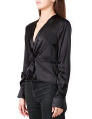 Blusa satin stretch