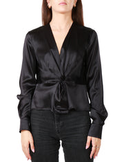Blusa satin stretch