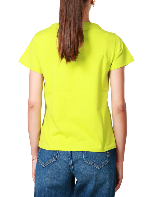 T-shirt con micro logo pinko