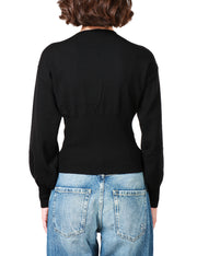 Maglia costina lana