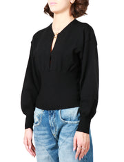 Maglia costina lana