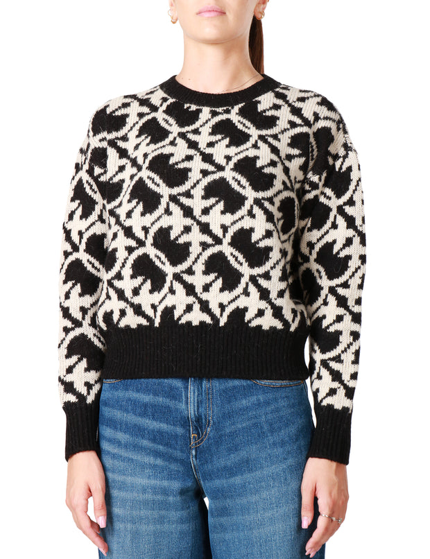 MAGLIA LANA E ALPACA LOVE BIRDS