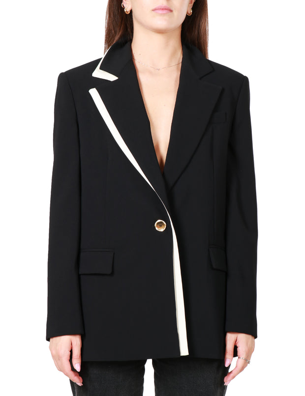 Giacca crepe stretch