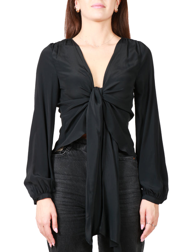 Blusa crepe de chine