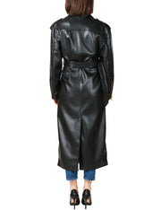 Trench simil nappa