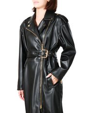 Trench simil nappa