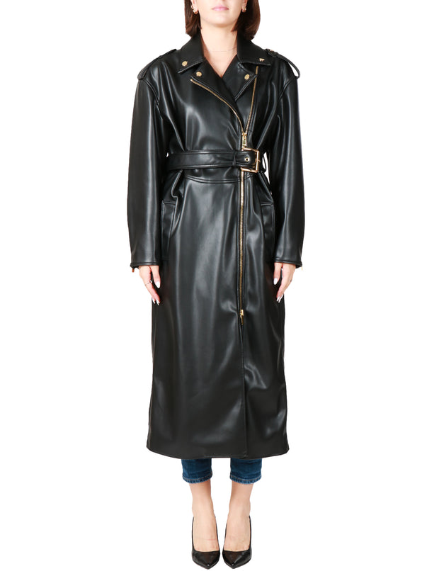 Trench simil nappa