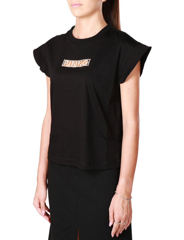 T -shirt logo strass