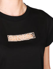 T -shirt logo strass