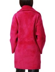 Cappotto cocoon faux fur