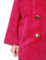 Cappotto cocoon faux fur