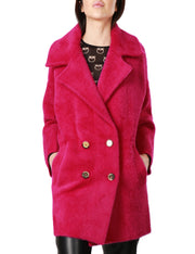Cappotto cocoon faux fur
