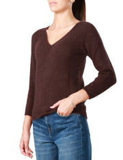 Maglione con scollo a V