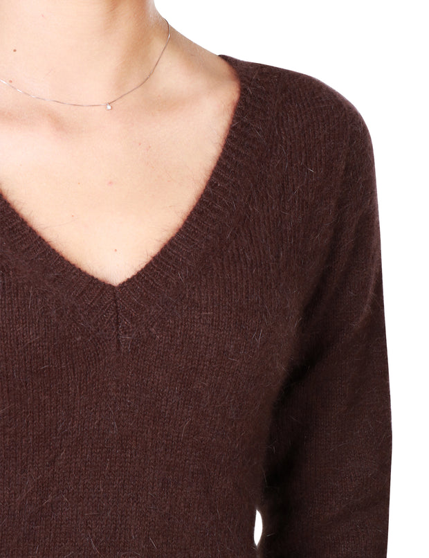 Maglione con scollo a V
