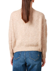 Cardigan chunky con scollo a V