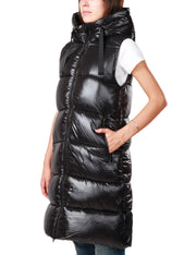 Gilet nylon lungo
