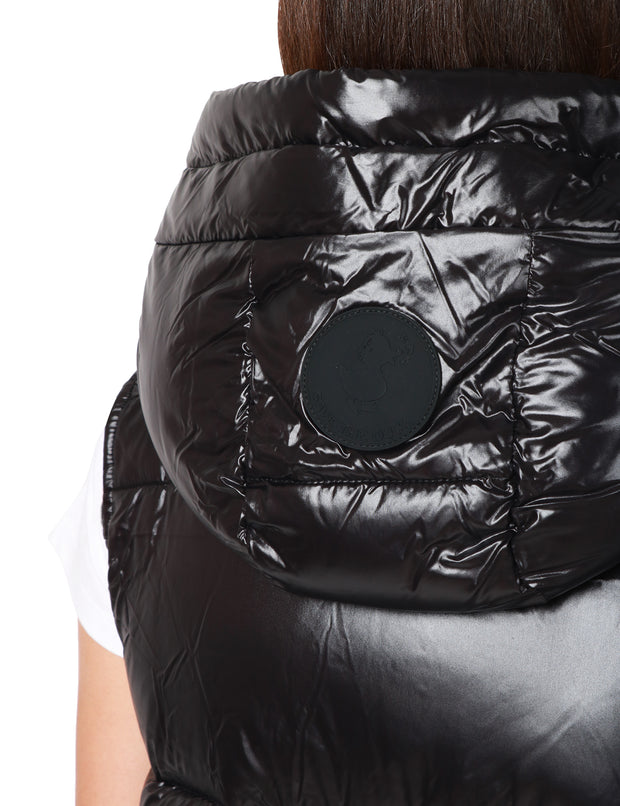 Gilet nylon lungo