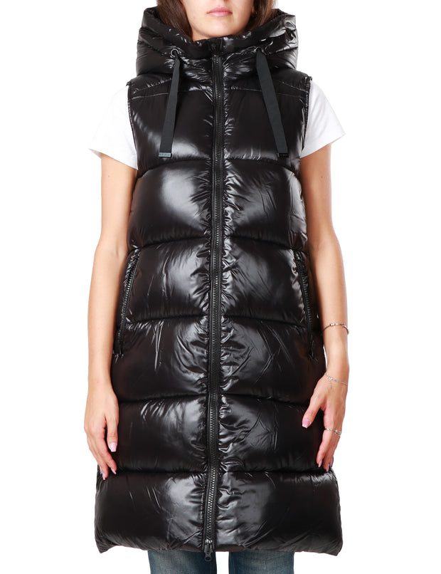 Gilet nylon lungo