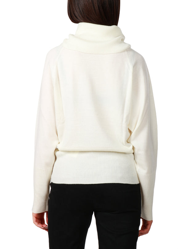 Maglione con collo a ciambella