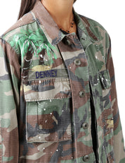 Giubbotto cocos frios vintage jacket Donna Mod. FR555 Camouflage